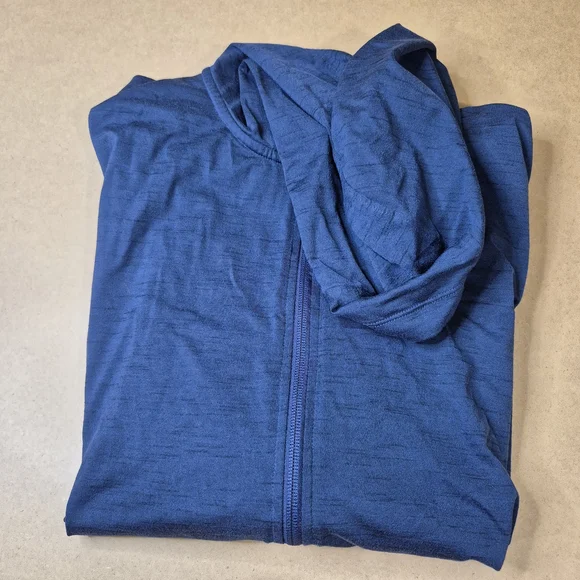 Nike Dri-FIT Standard Fit Full Zip Dri-Fit Hoodie in Blue 2469/425 - Picture 7 of 8
